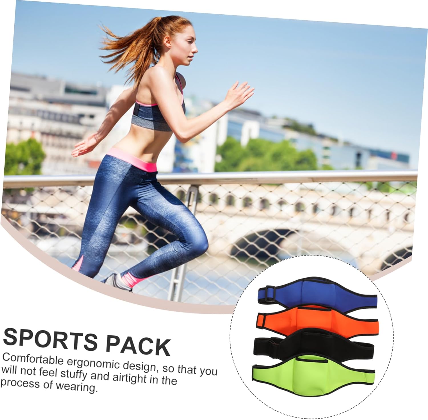 VICASKY 4Pcs Microphone Holders Waist Belts with Diving Fabric Multipurpose Mic Pouches for Fitness Instructors Teachers Stage Work and Phone Storage