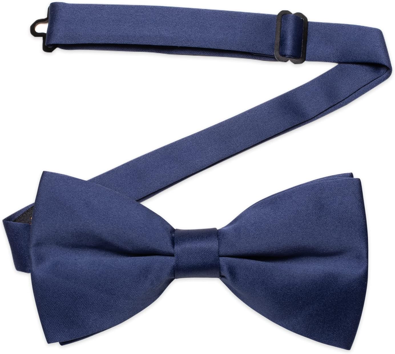 YourTiesPre-Tied Bow Tie Satin Solid Bowtie Adjustable Tuxedo Bowties for Men and Boys