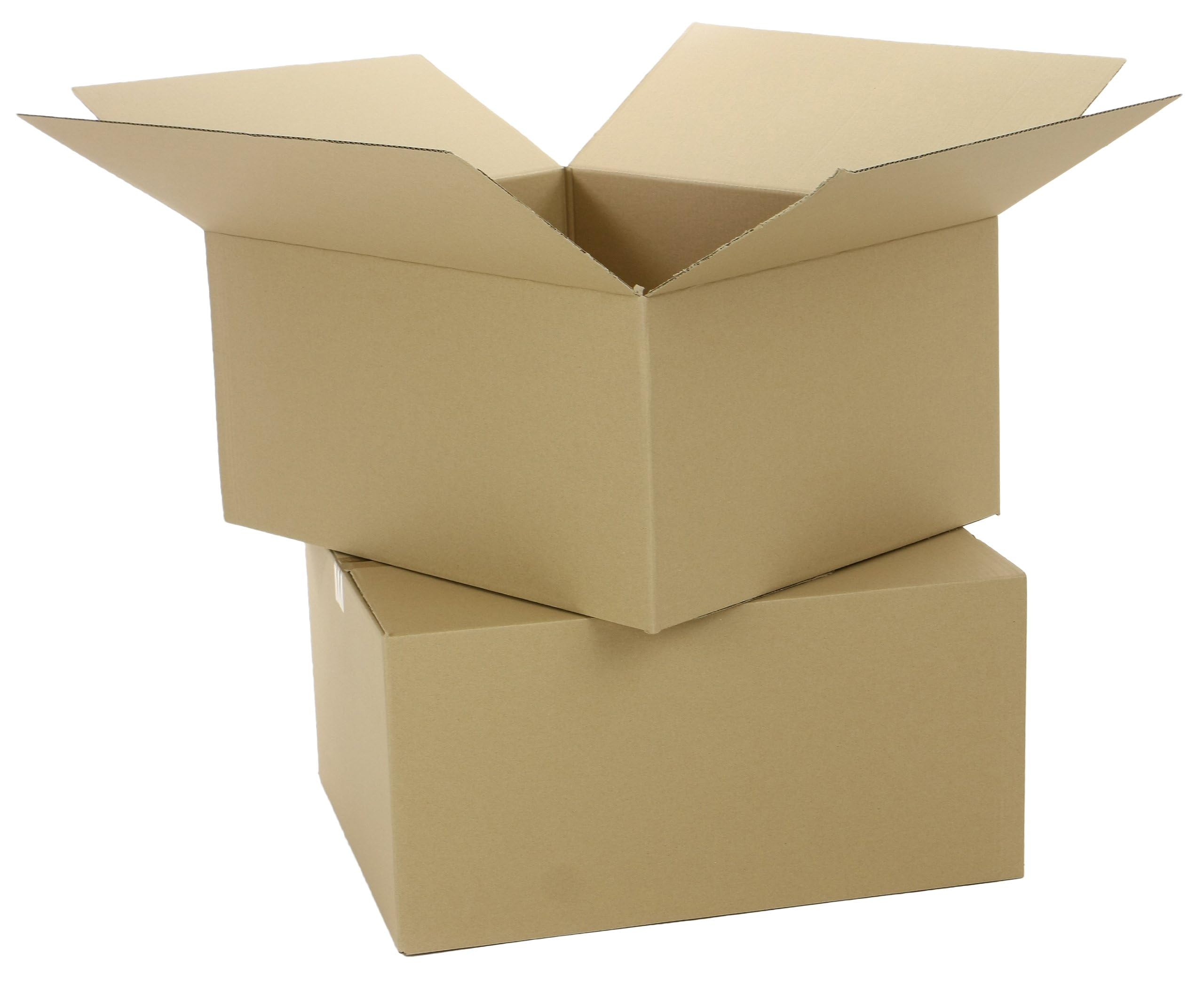 100 Stück Faltkarton 300x250x150 mm Versandkarton E-commerce Karton 1-Wellig 400G Braun Kartonage Verpackung Postkarton Versandschachtel Paket Päckchen