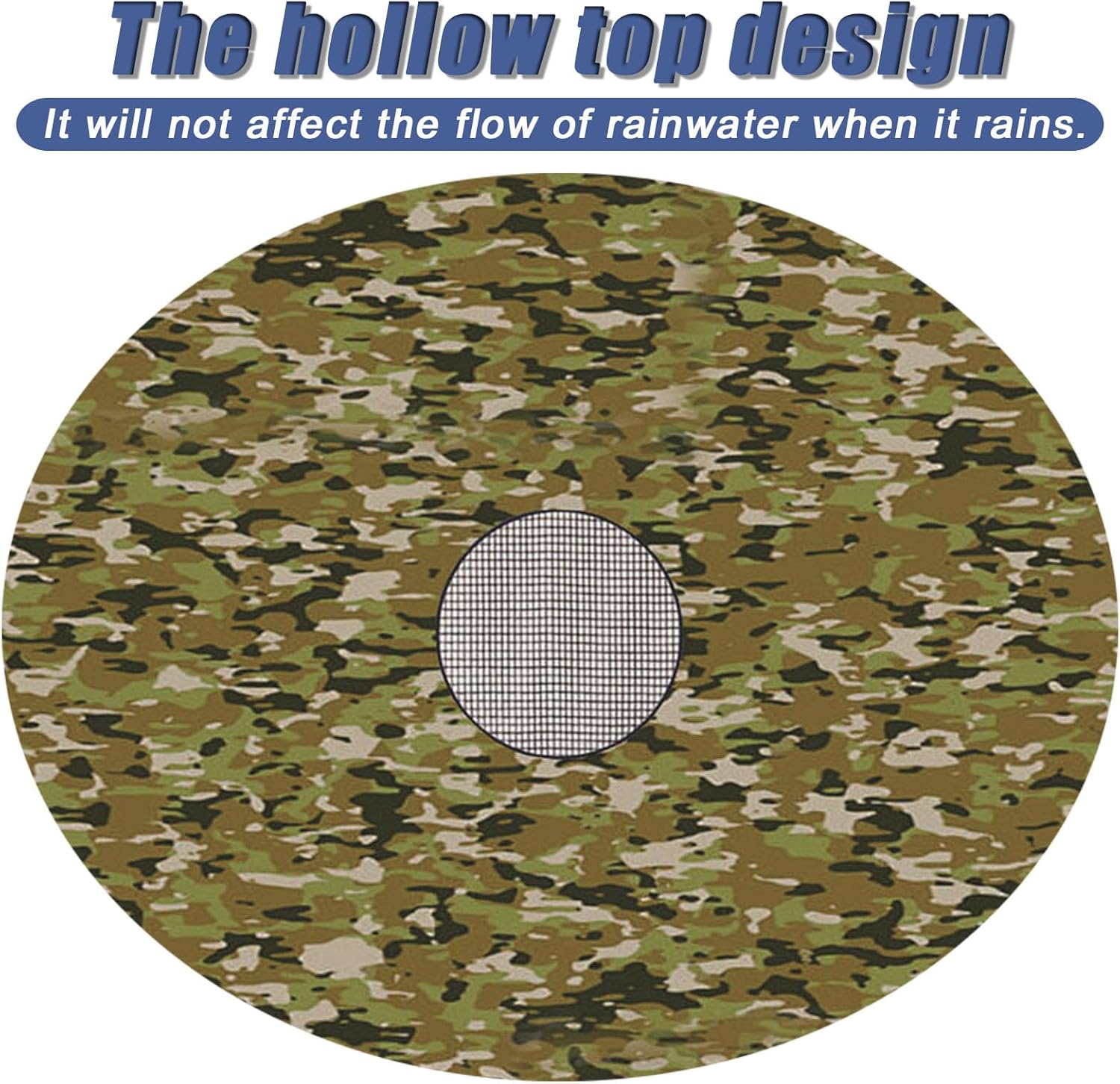 Trampoline Shade Cover - Trampoline Tent for 6ft 8ft 10ft 12ft 14ft 15ft 16ft Sun-Protection Trampolines Canopy - Anti-UV Sun Protection Dust Trampoline Accessories,15FT~6 Poles