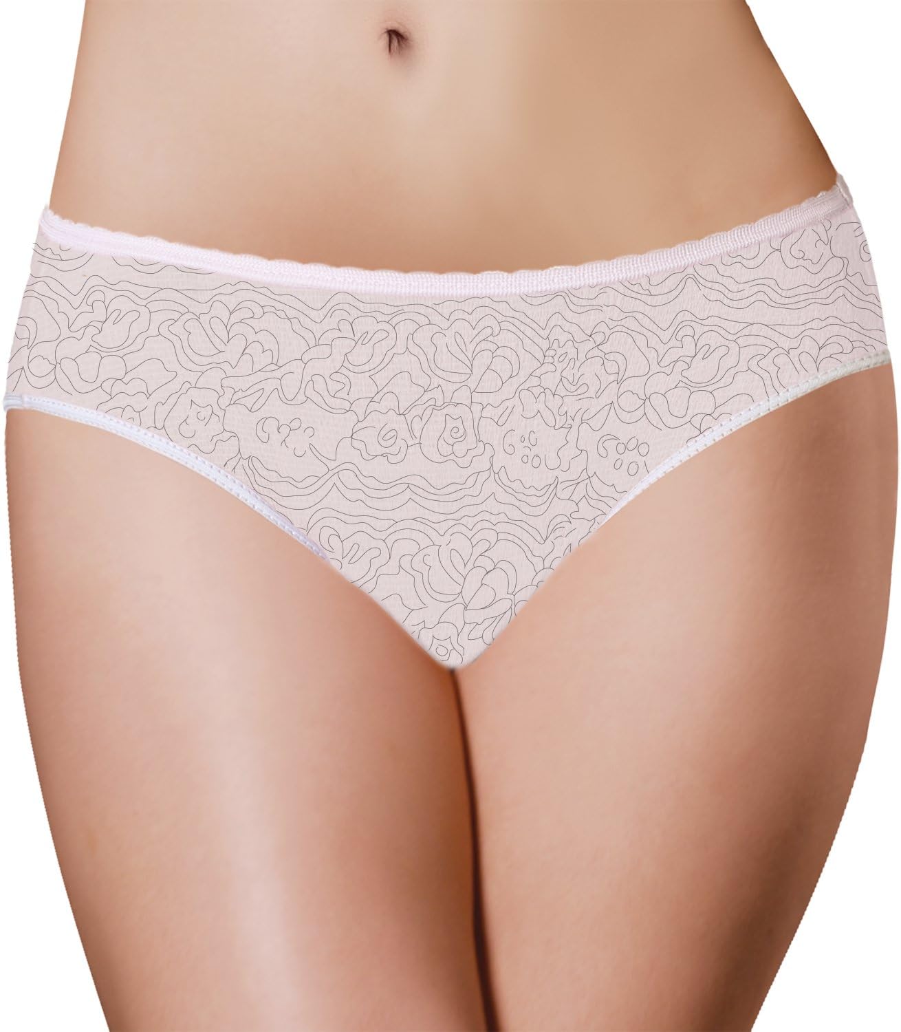 Period Underwear 12 Count Disposable Period Panties for Women and Teens, Menstrual Brief with Super Absorbent Built-in Pad by PantiePads