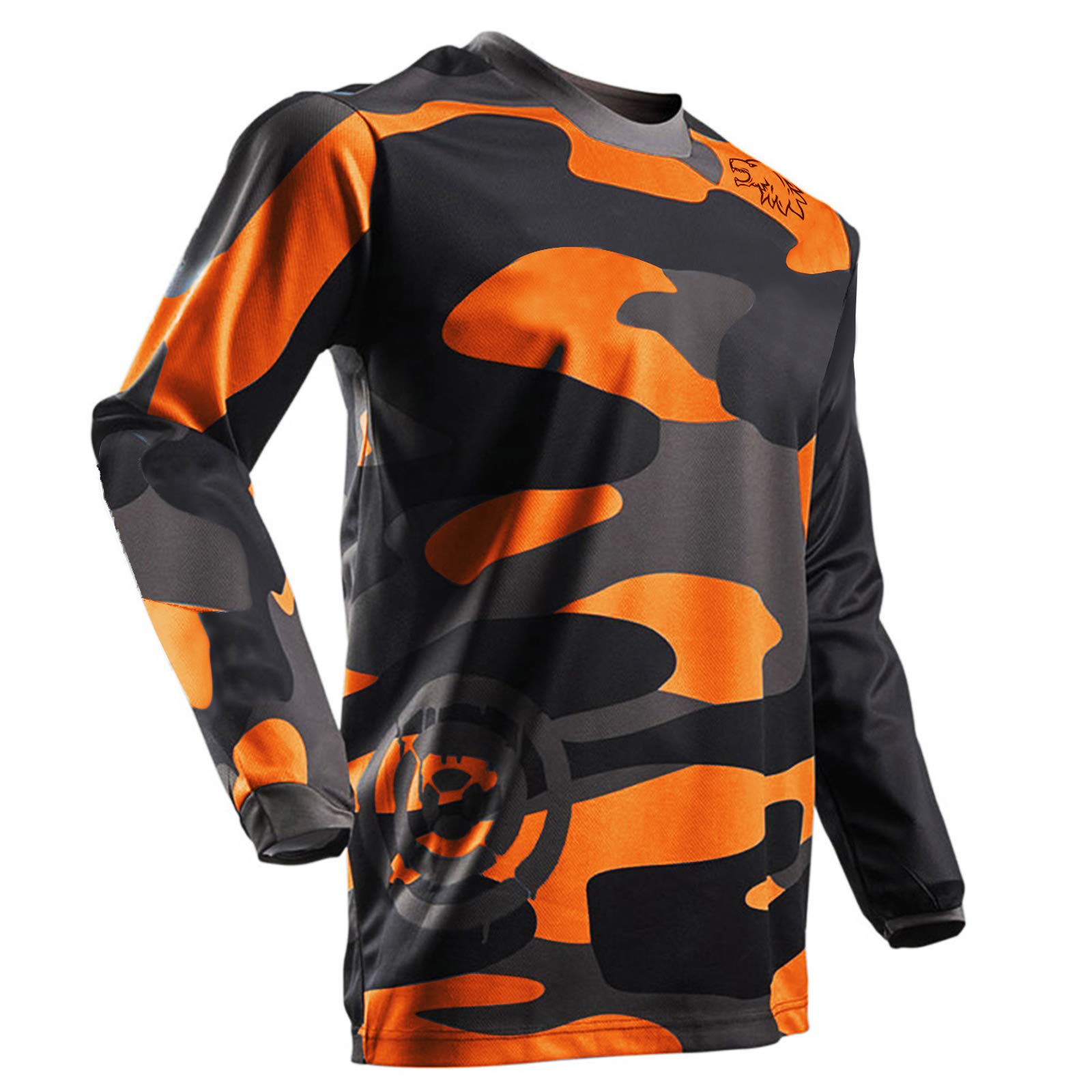 Mens Mountain Bike Jersey Long Sleeve Downhill And Motocross