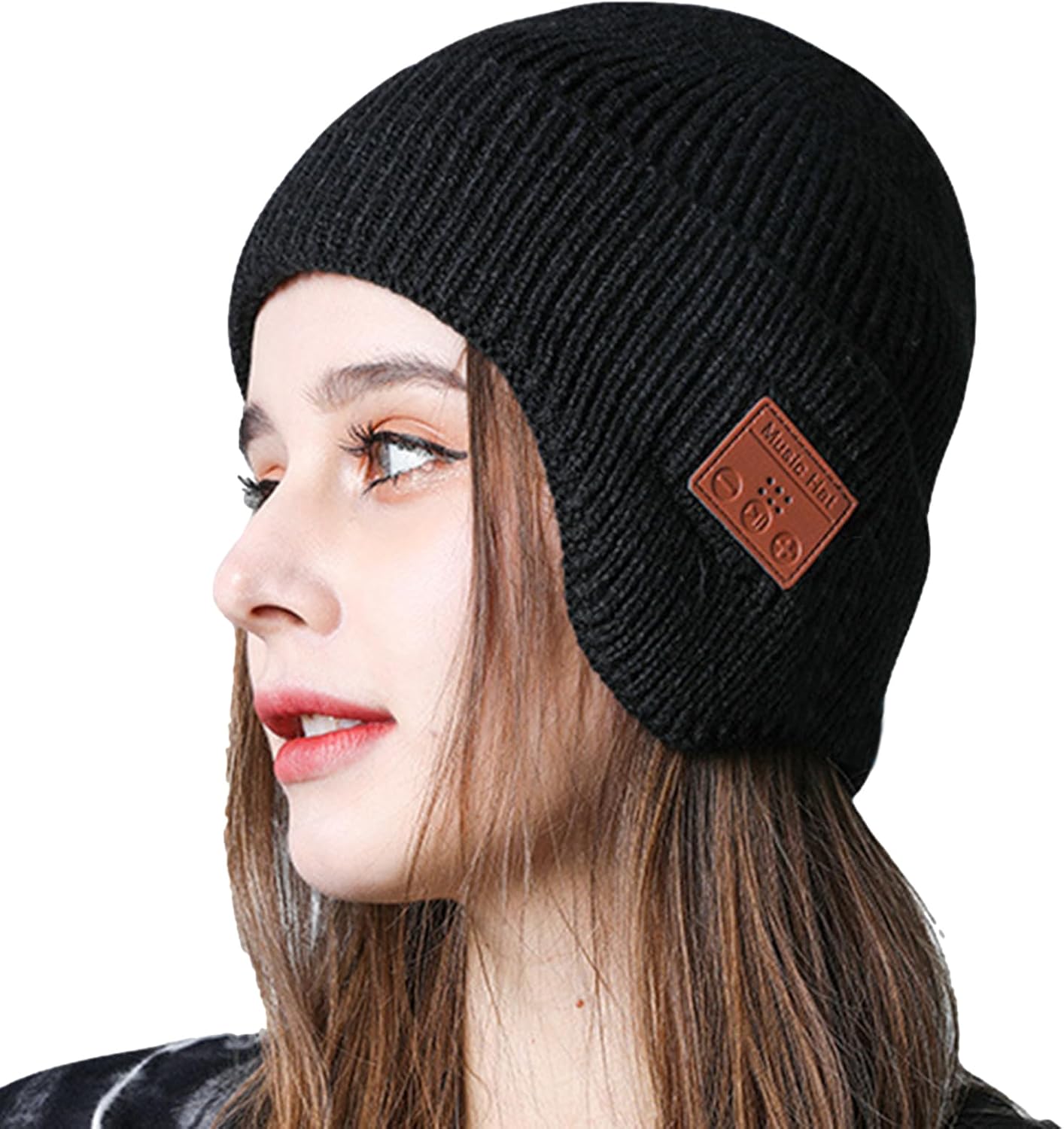 Amazon.co.jp ビーニーヘッドフォン ブルートゥースハットビーニー,ワイヤレスビーニーニット帽ミュージカルハットアウトドア