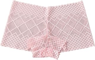 QWUVEDS Women's Stretch Bikini Panty Lace Trim 4 Colours Comfortable Sexy Underwear Lace Lingerie Women's Sexy Underpants Women's Seamless G-String Underpants Women's