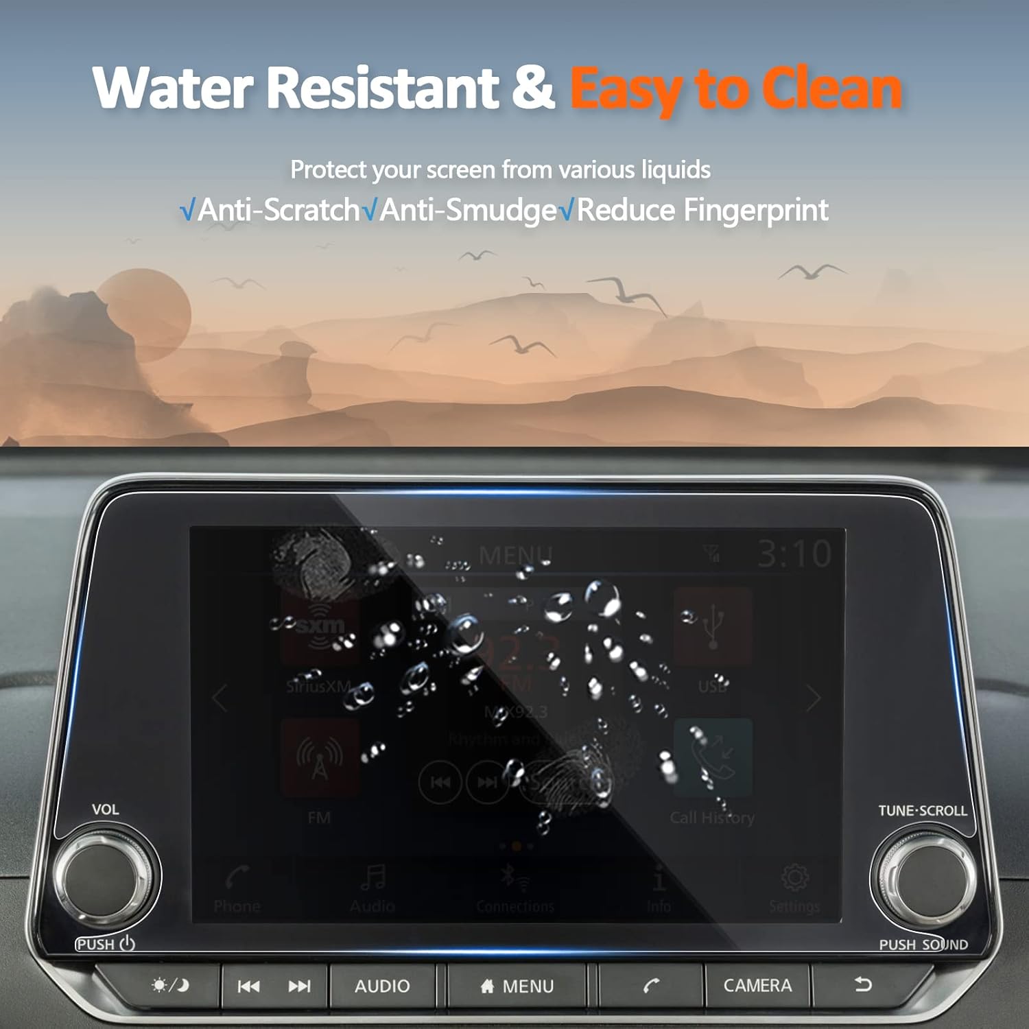 cdefg tempered glass screen protector for nissan altima srsv 2019 2023 for rogue ssv 2021 2023 and sentra srsv 2020 2022 8 inch touch screen navi