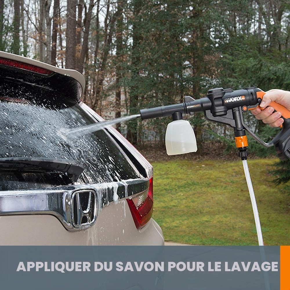 WORX Hydroshot WA4071 Kit d'accessoires de nettoyage pour auto/bateau