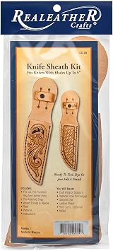 Realeather Knife Sheath Kit, Natural