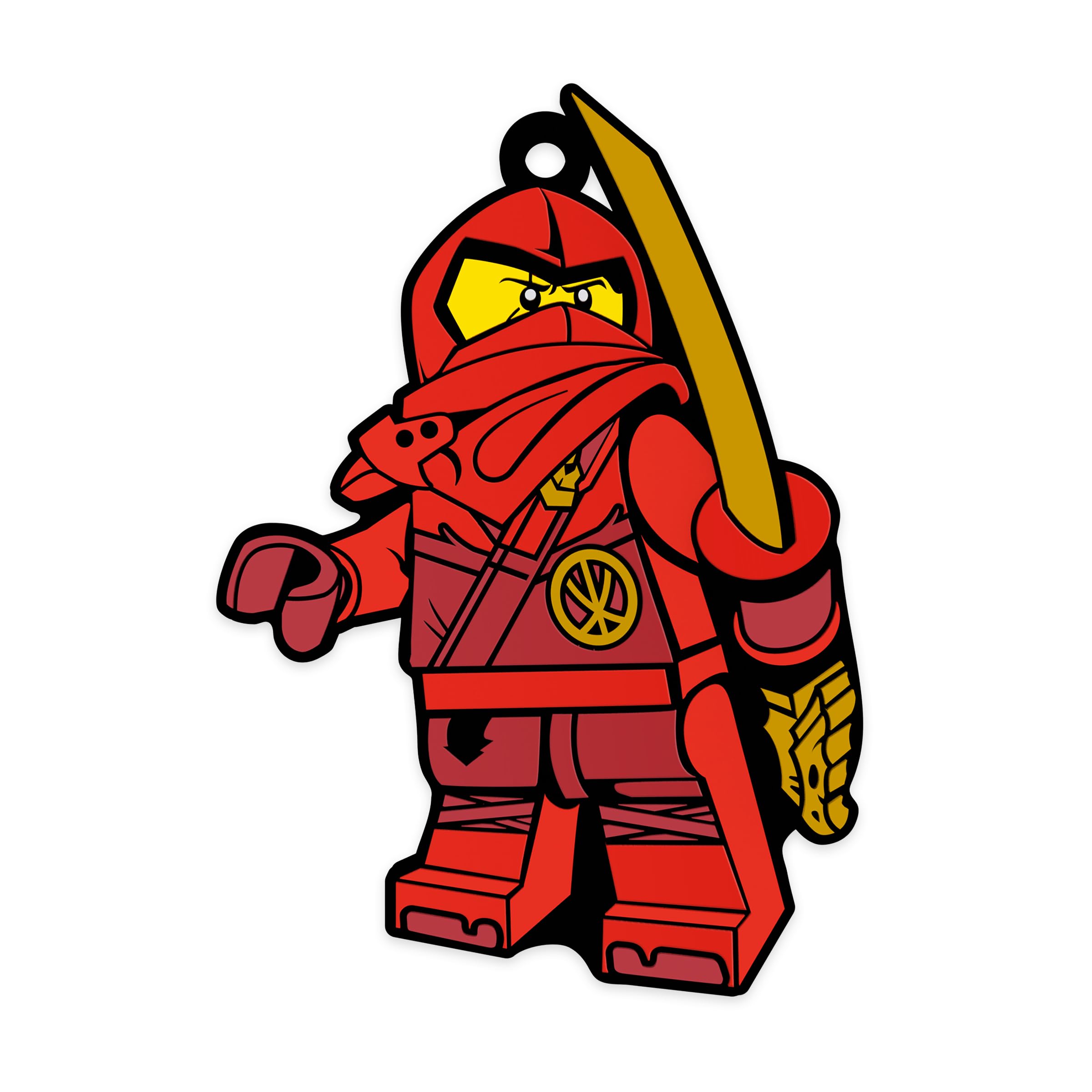 Lego Ninjago Silicone Magnet - Kai (53347)