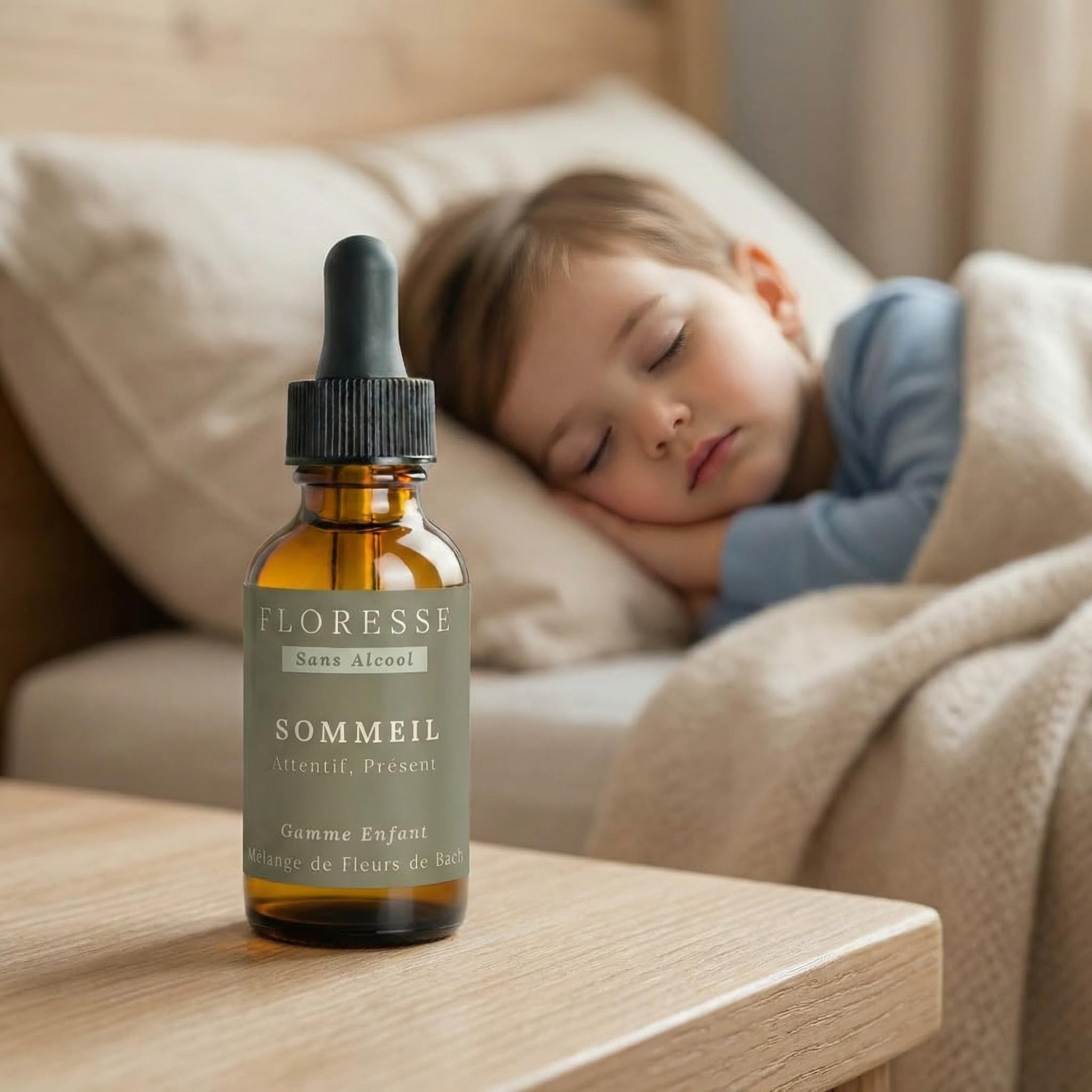 Conseil Fleur de Bach® – Fleurs de Bach Enfants & Bébé Sommeil 30ml +1 OFFERT – Cure complète – Nuit calme, peurs, angoisses, endormissement – SANS ALCOOL – Lot 2 flacons