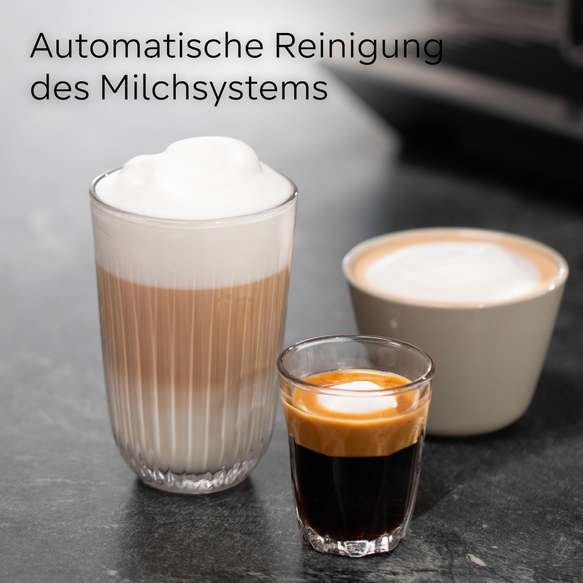 Siemens EQ700 classic Kaffeevollautomat TFT-Display 36 Getränke Cold Brew Silber TP715E17