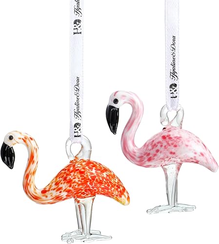 Miniatura 8 de Adorno colgante decorativo de elefante de vidrio soplado, adorno artístico de animales de vida silvestre para decoración del jardín del hogar (2.5