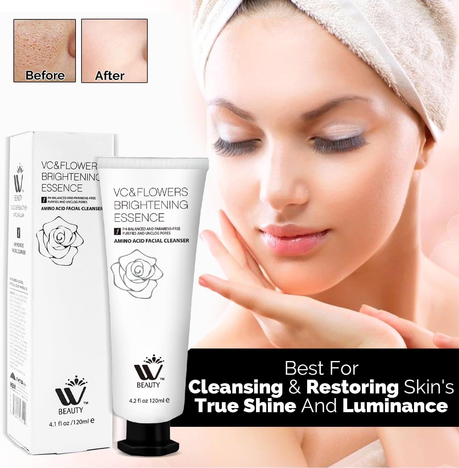 Amazon.com: WBM Facial Cleanser with Amino Acid, Perfect Anti