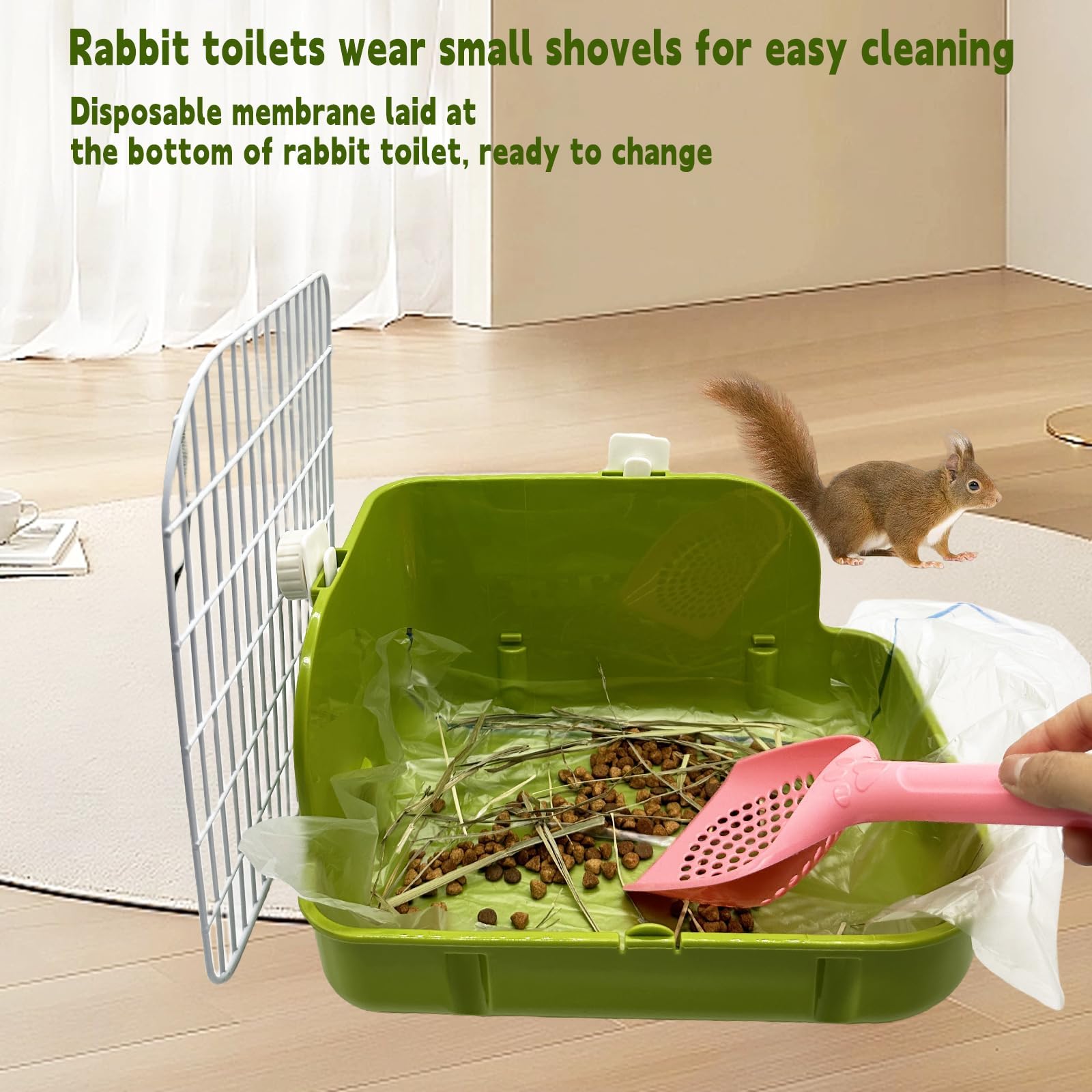 Snapklik.com : Rabbit Litter Box Rabbit Toilet Potty Trainer Corner ...