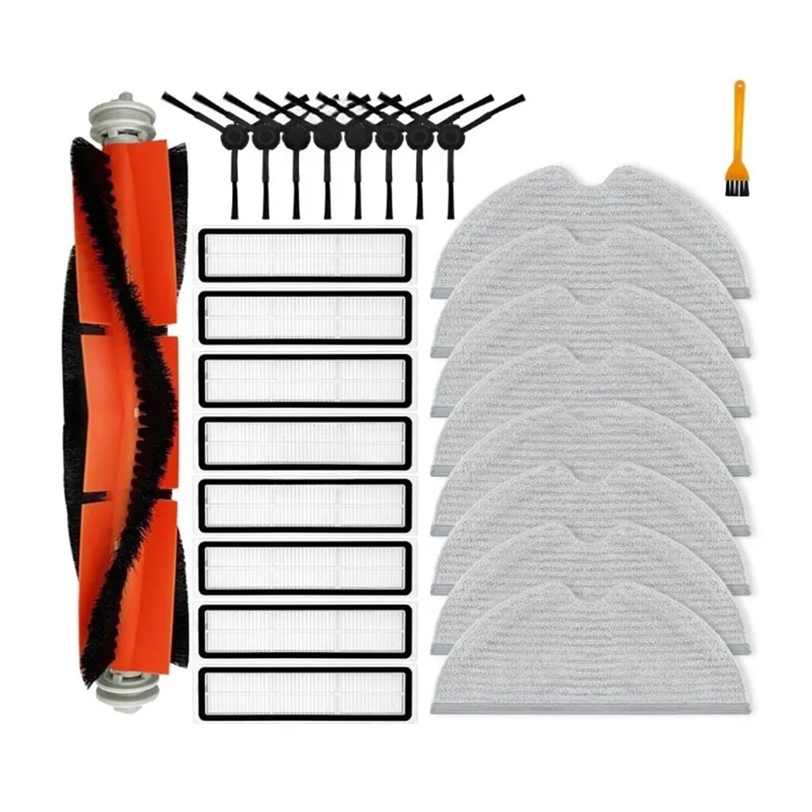 PORRSYDCD Brush Mop Filter Water Tank，Compatible With Dreame D9 Max, L10 Pro, D9 Pro, D9 Mistral Pro, Trouver Robot LDS Vacuum-Mop Finder Part(Set F)