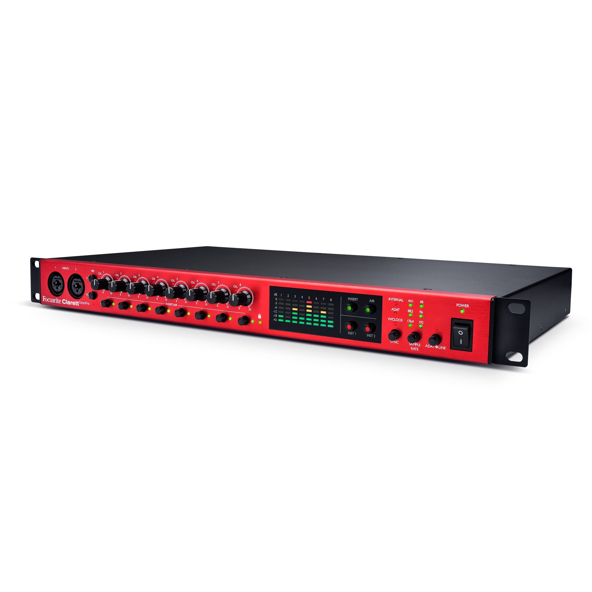 DTM・DAW Focusrite / clarett+ octopre Focusrite CLARETT-OCTOPRE with 8 Air-Enabled Mic Pres and 8