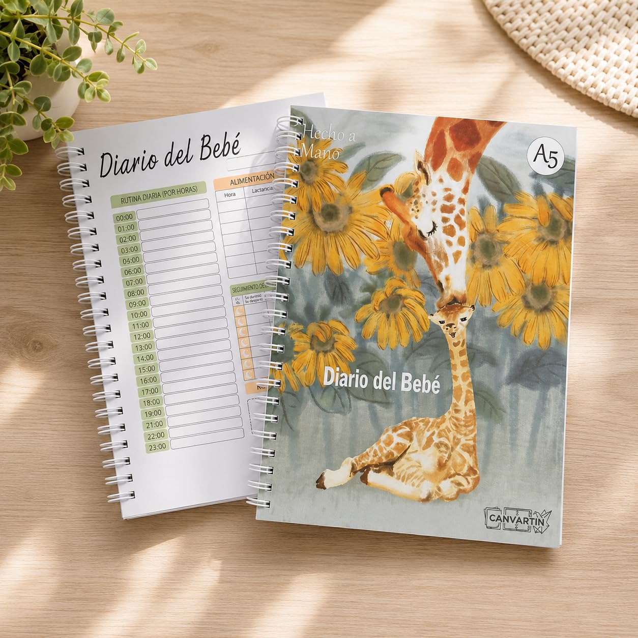 Tabla de Alimentación y Diario del Bebé 60 Días | Registro Primeros Alimentos en Español e Inglés | Personalised Baby Feeding Chart & Meal Tracker | Reusable Laminated Solids & BLW Table