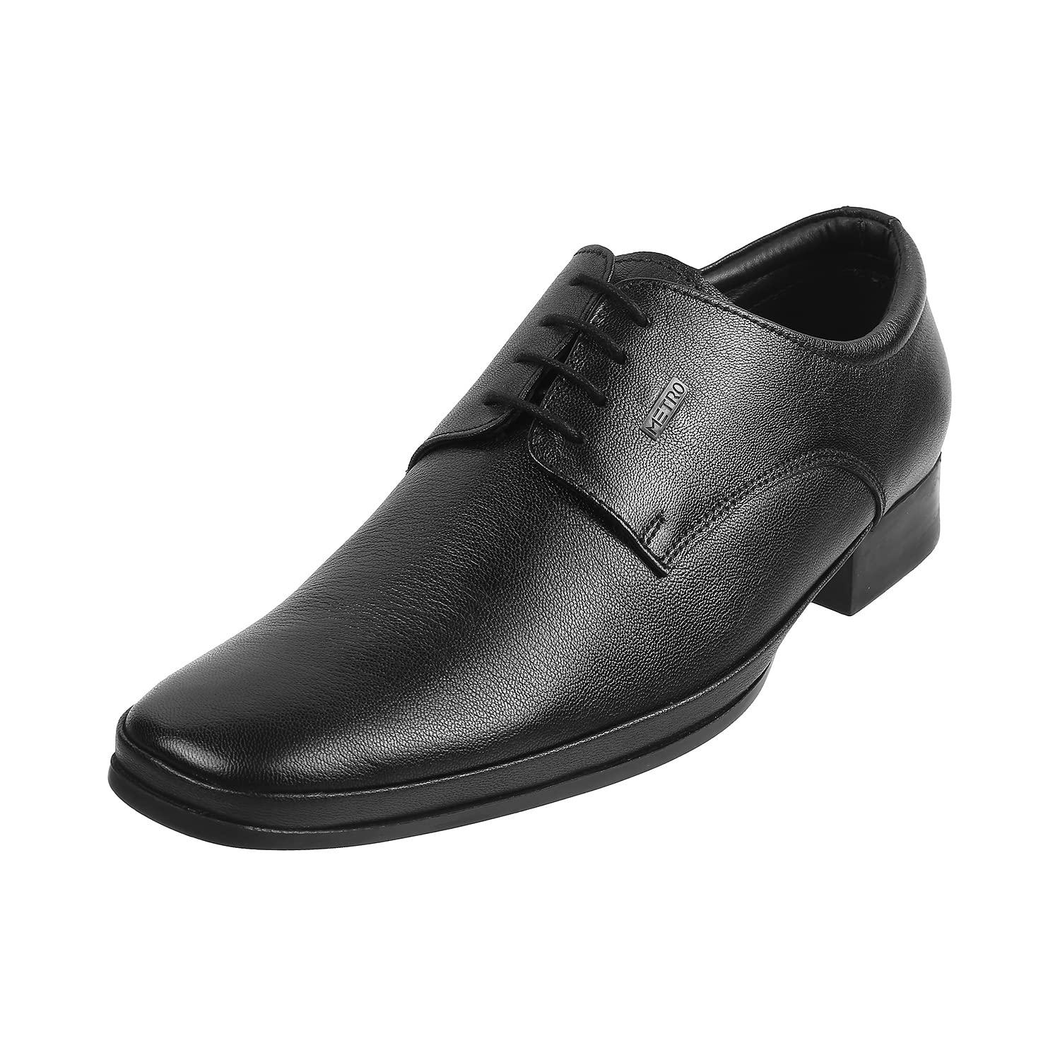 Metro Men Leather Black Lace-up Shoes, (19-6756) (B0BLBF5GJL) Amazon Price History, Amazon Price Tracker