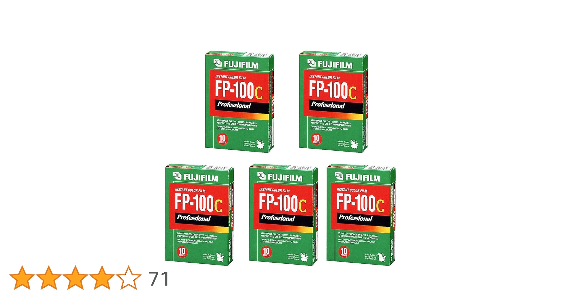 Amazon.co.jp: 富士フィルム Fuji fp-100c インスタントカラー