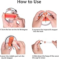 Vista 104 de Silicone Spill Stopper Set Compatible with Stanley Cup 2.0 30oz & 40oz with Straw Cover, Set of 4