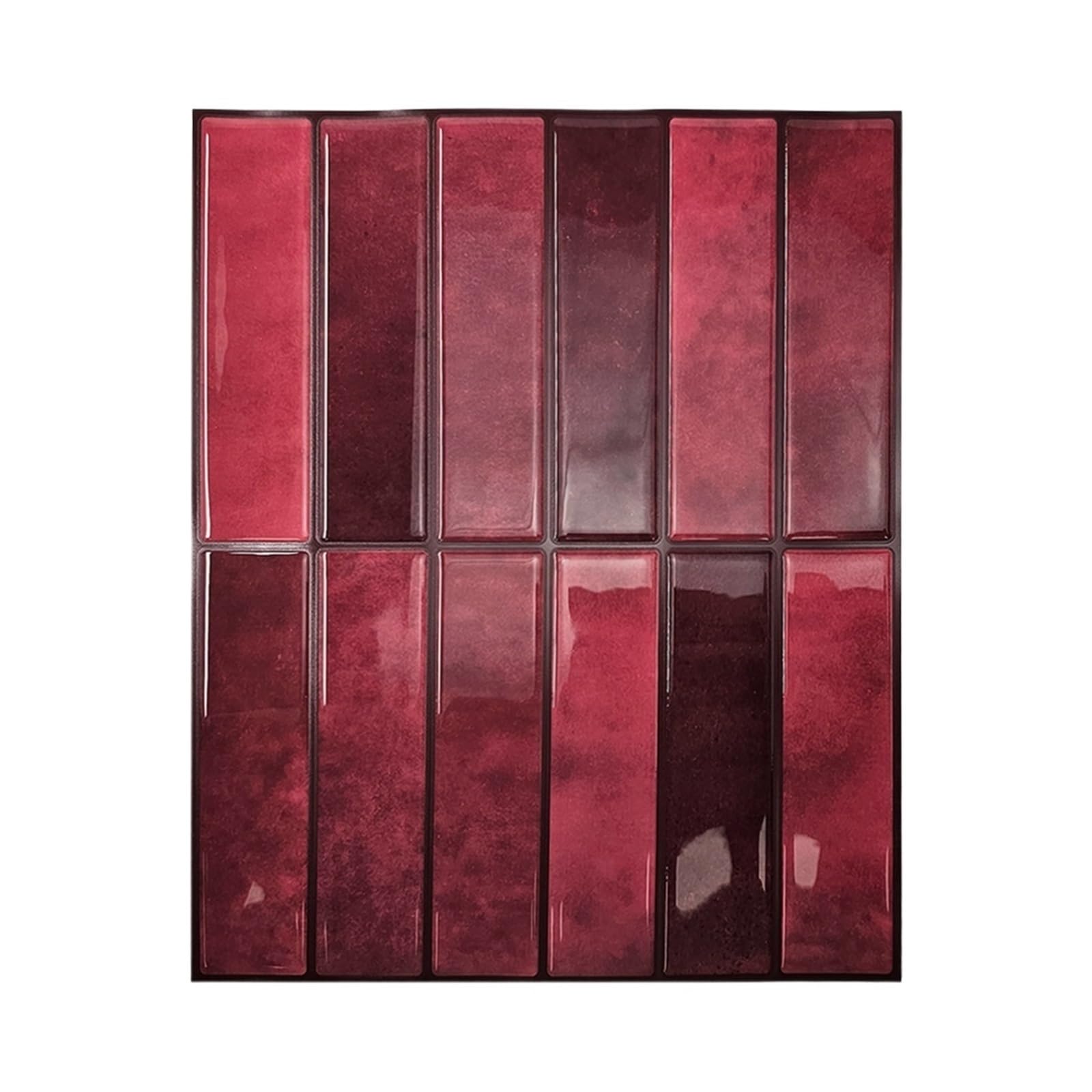 Adesivi per Piastrelle 1/5/10/30 Pezzi 3D Peel And Stick Backsplash 11,4" x 9" Piastrelle autoadesive for Cucina Bagno Piastrelle da Parete Decorazione murale Fai da Te(5Pcs)