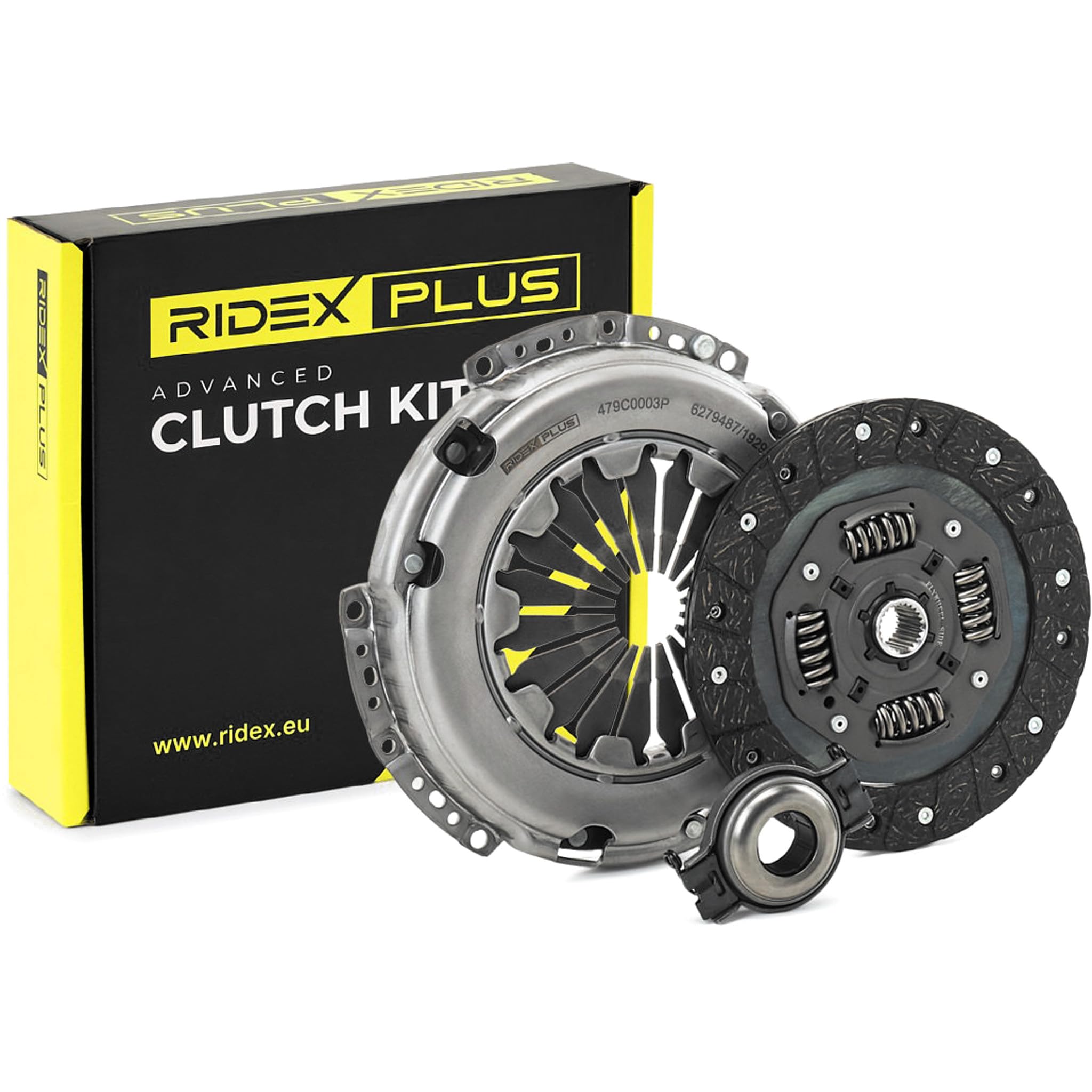 RIDEX PLUS 479C0003P Kit de embrague con cojinete de desembrague Compatible con VW Lupo/Lupo 3L 6X1, 6E1