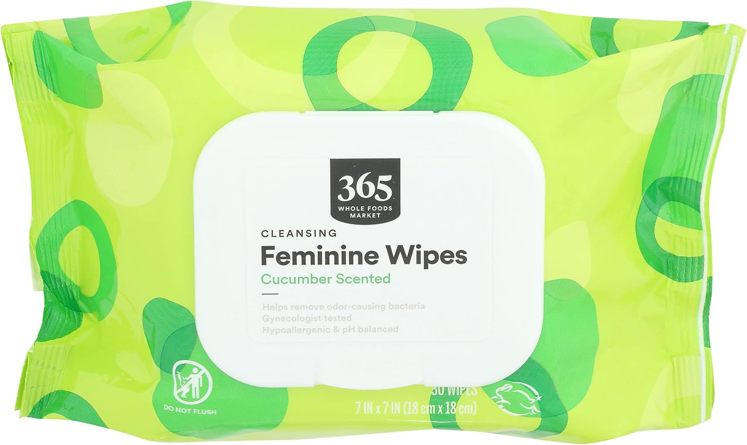 365 by Whole Foods Market, Wipes Feminine, 30 Count