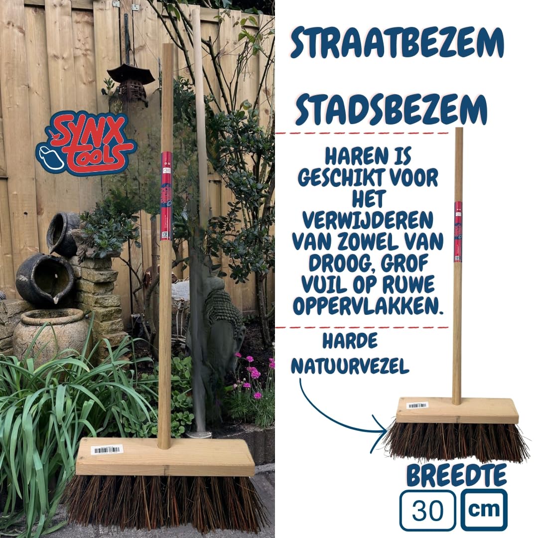 Synx Tools Harde Bezem Rood 30cm - Incl steel 130cm - Synx Store Synx Tools Harde Bezem Rood 30cm - Incl steel 130cm - Synx Store