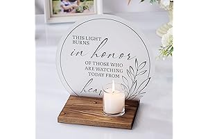 AW BRIDAL Sympathy Gifts Memorial Candle - In Loving Memory of Loved...