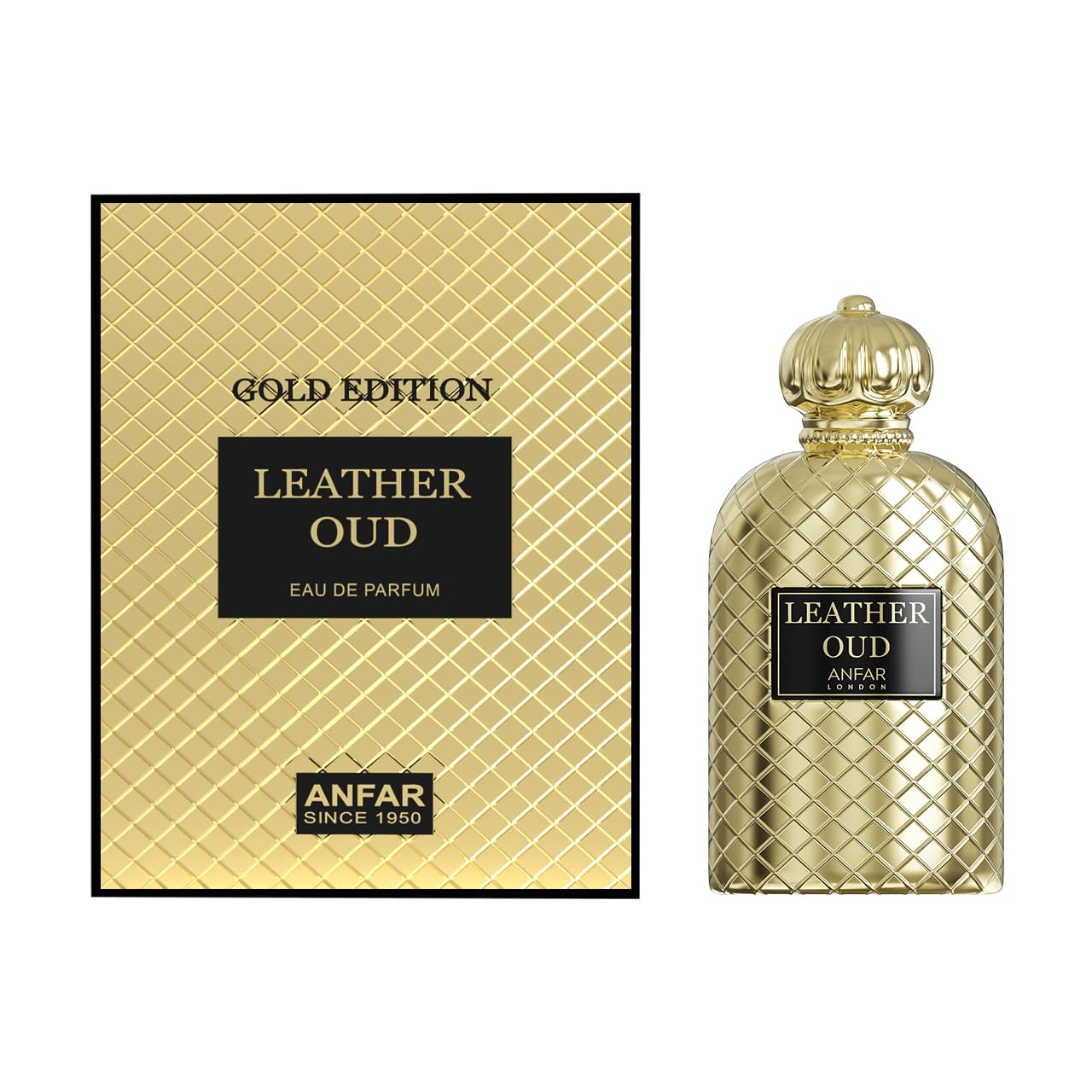Leather Oud - Gold Edition by Anfar for Men - 3.4 oz EDP Spray