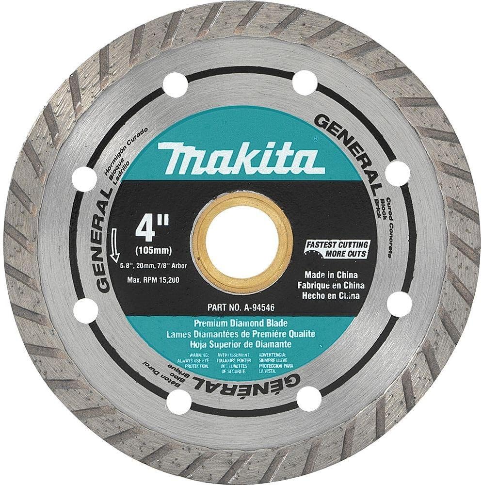 Makita A-94546 4-Inch Turbo Rim Diamond Masonry Blade