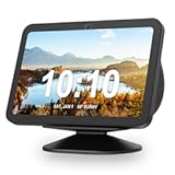 Stand for Echo Show 8 &lpar;3rd Gen&rpar; - Adjustable Tilt Holder&comma; Table Stand Accessories Compatible with iPhone Models & Echo Show 8 3rd Generation&comma; Non-Slip Base &lpar;Black&rpar;