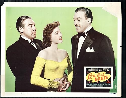 MOVIE POSTER Love That Brute 11"x14" Lobby Card #5 Paul Douglas Jean Peters Cesar Romero