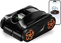 iGarden K60 Robotic Pool Cleaner 2026 Upgrade: 6H Cordless, AI Navigation, Turbo Suction, Floor/Wall/Waterline for Inground & Above Pools