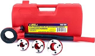 HFS (R) Pipe Threading Tool with Ratchet Handle (3 Dies)