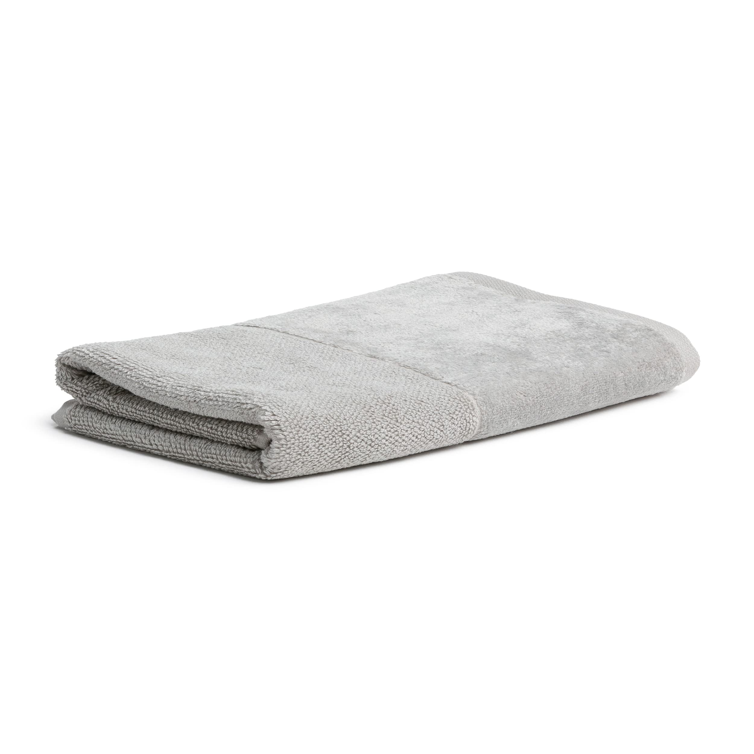 Möve Bamboo Luxe Duschtuch 80 x 150 cm aus 60% Baumwolle / 40% Viskose aus Bambus-Zellstoff, Silver Grey
