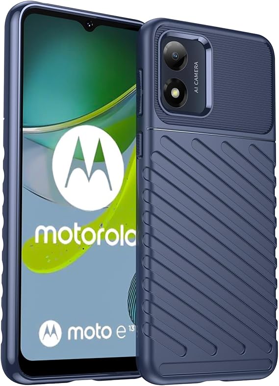 Motorola Moto E13 Phone Case 6.5", Motorola Moto E13 Cover Carbon Fiber