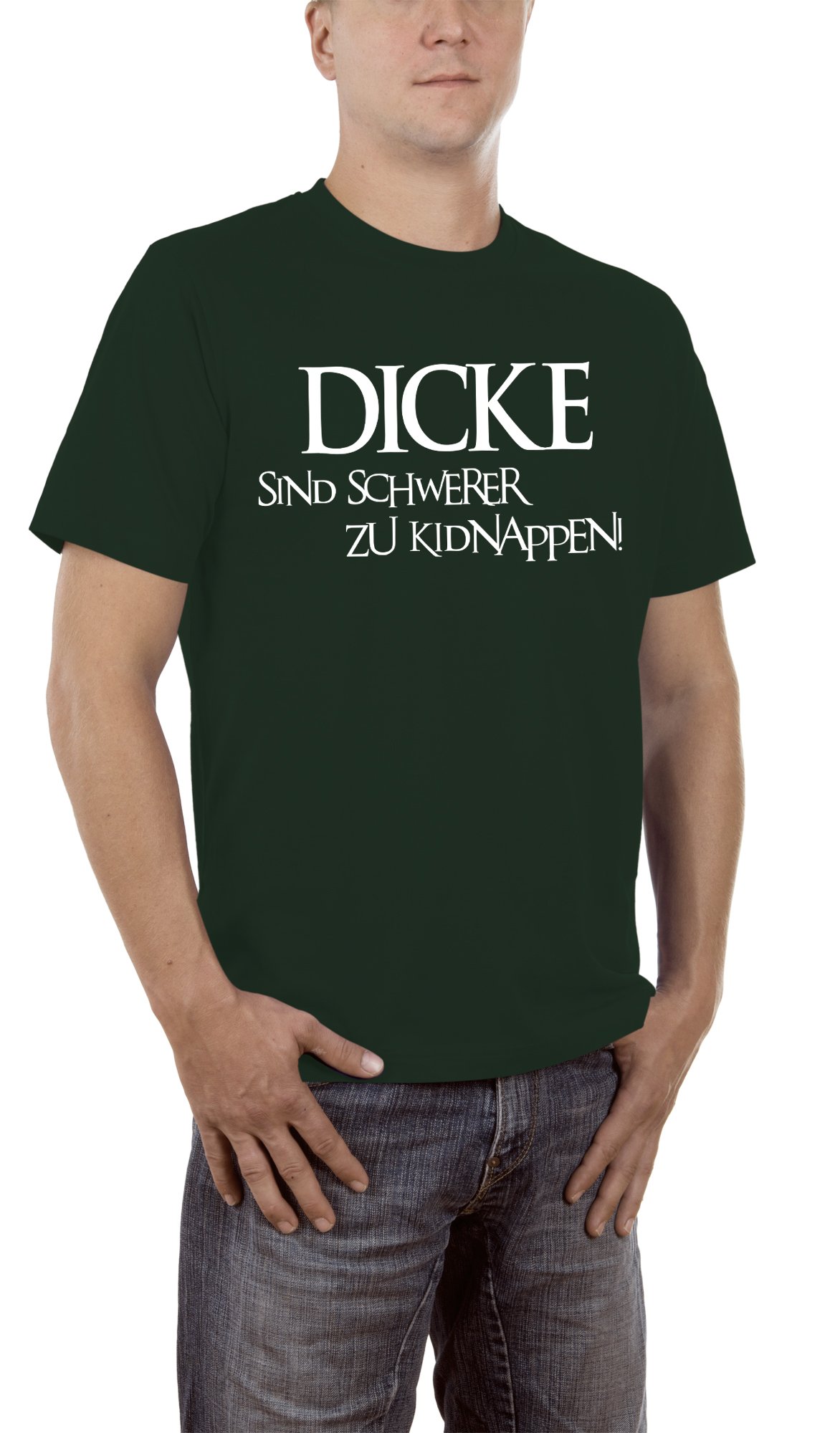 Touchlines Men's Dicke sind schwerer zu kidnappen T - Shirt