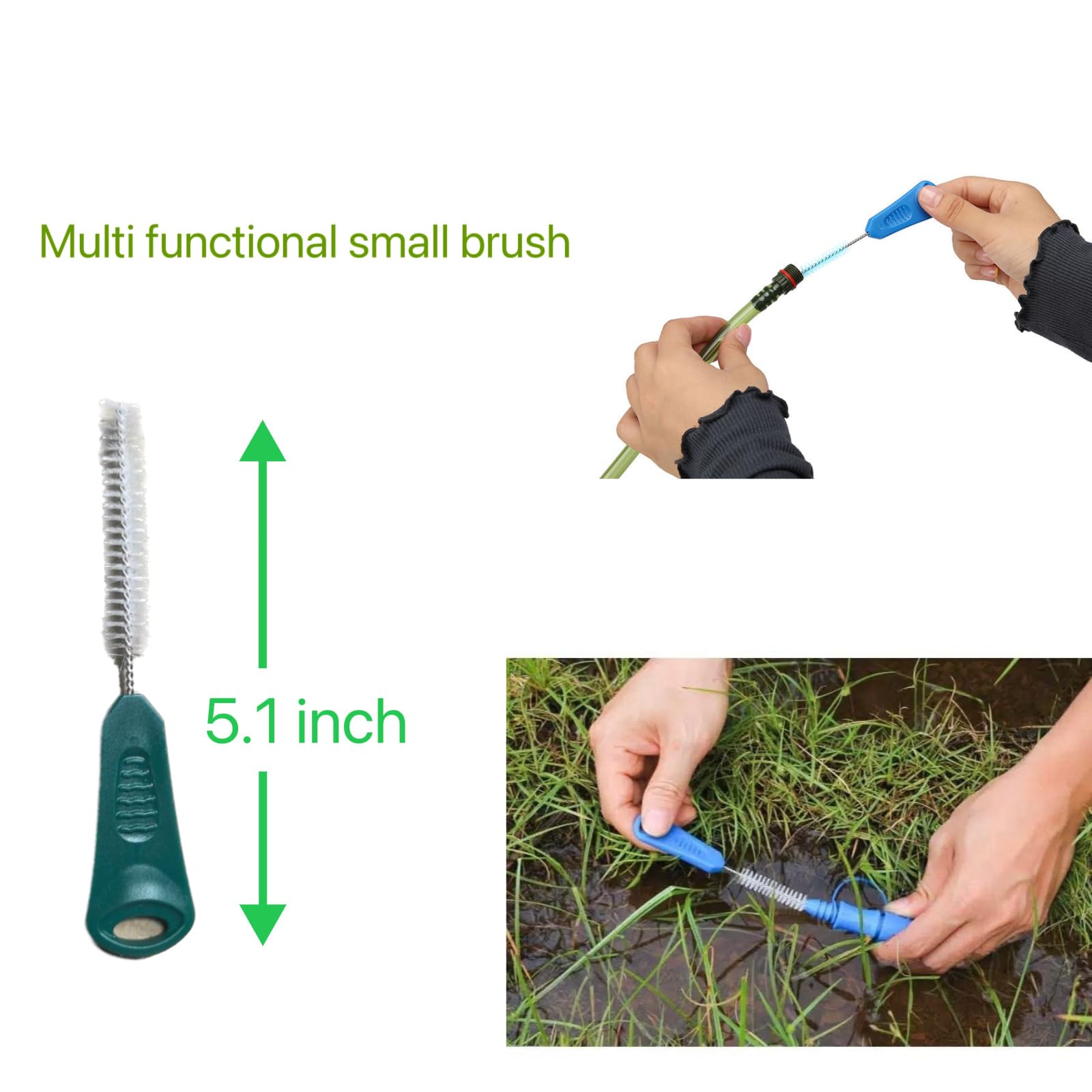 Kit de limpieza de vejiga de agua, tabletas de limpieza de vejiga, secador de vejiga, hecho de acero inoxidable 304
