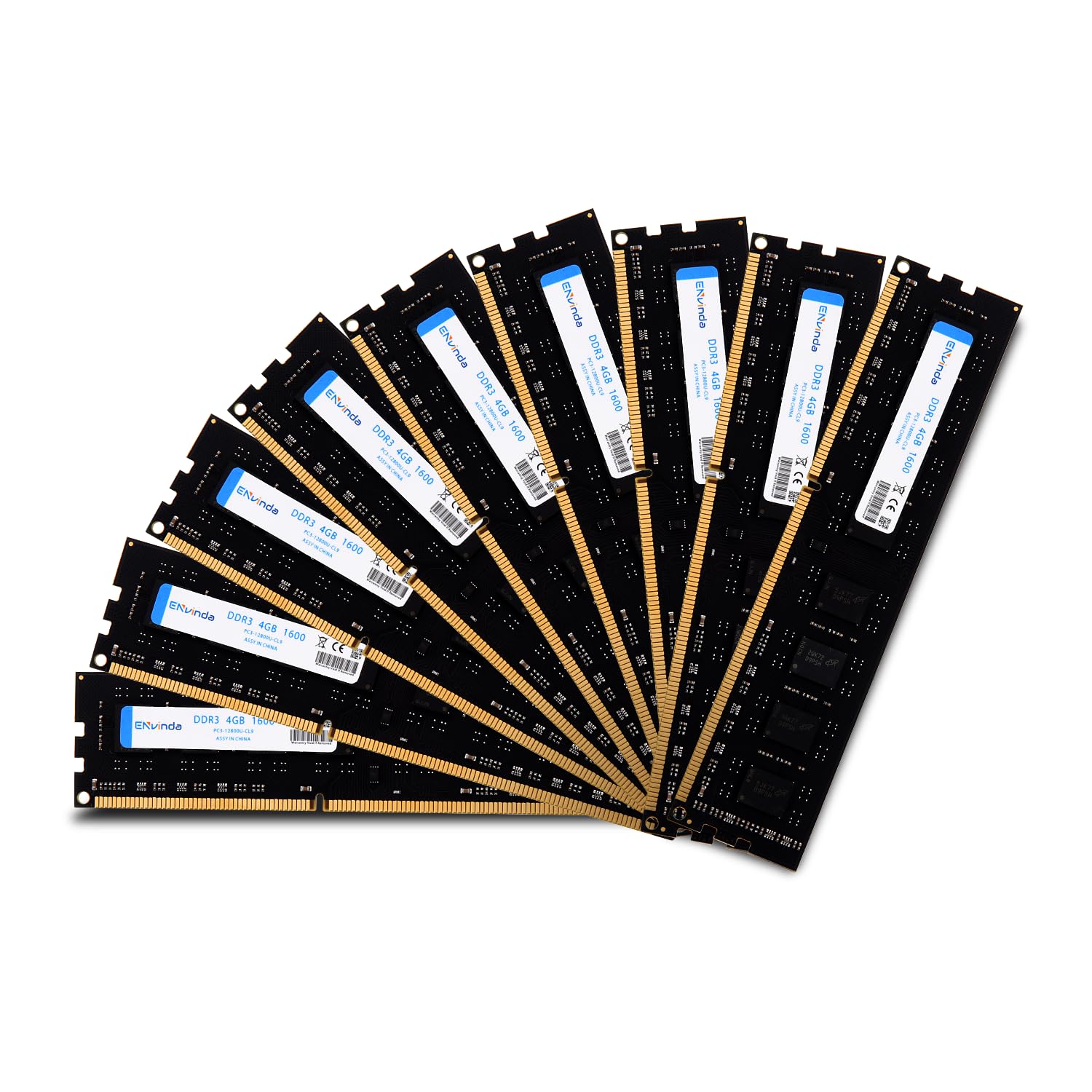 Electronics - DDR3 DDR4 16GB 8GB 4GB 32GB Memorys PC3 1333 1600 2133 2400 2666 3200 Desktop Dimm RAM (DDR4 32GB 2133)
