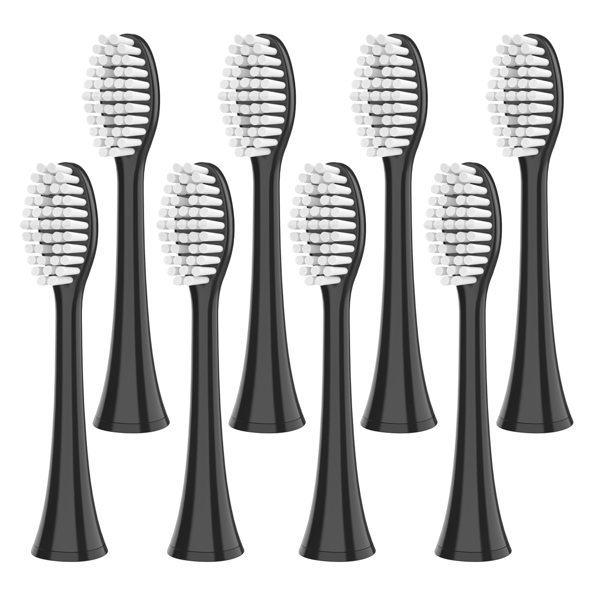 Replacement Toothbrush Heads – 8 Pack Electric Brush Heads Compatible with Dazzlepro Elements, AquaSonic Toothbrush Vibe, Duo Pro and Black Series Pro