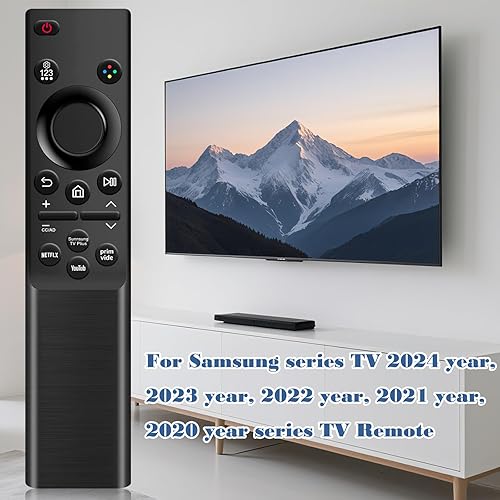 Vista 3 de [Paquete de 2] Reemplazo universal para control remoto Samsung TV, compatible con todos los modelos Samsung Smart TV, QLED, 4K, 8K, marco, curvo