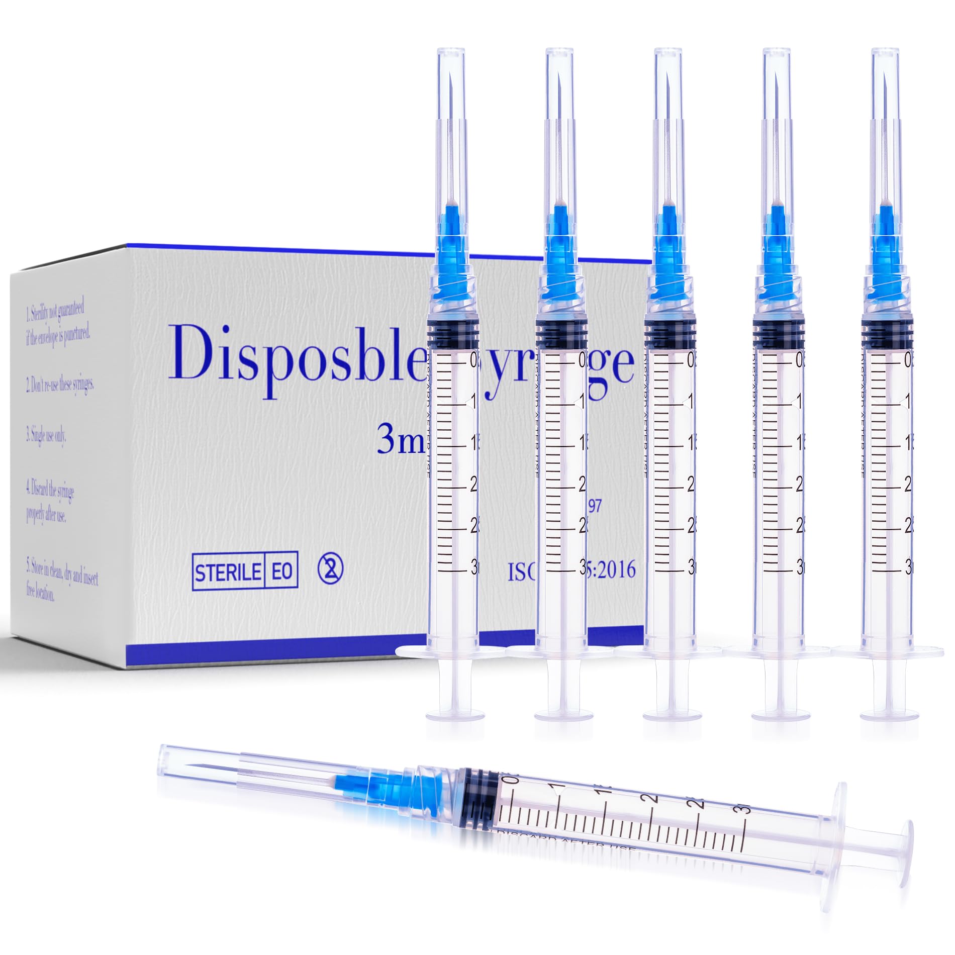 U-100 Syringes 1ml 31G 5/16 Inch 8mm Disposable Lab Syringe, 100 Pack — Amazon image 14