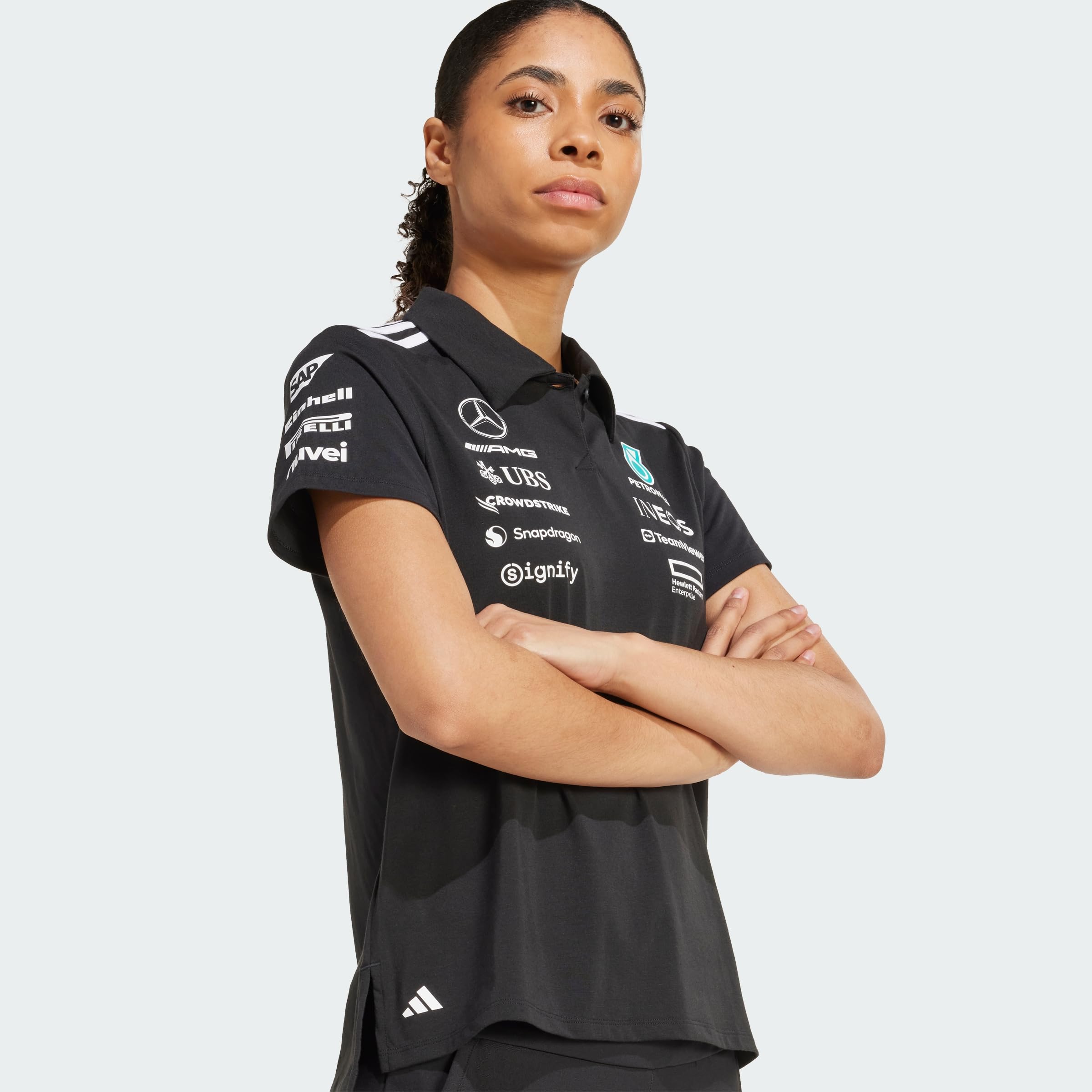 adidas Mujer Mercedes - AMG Petronas Formula One Team Team Polo Black Women