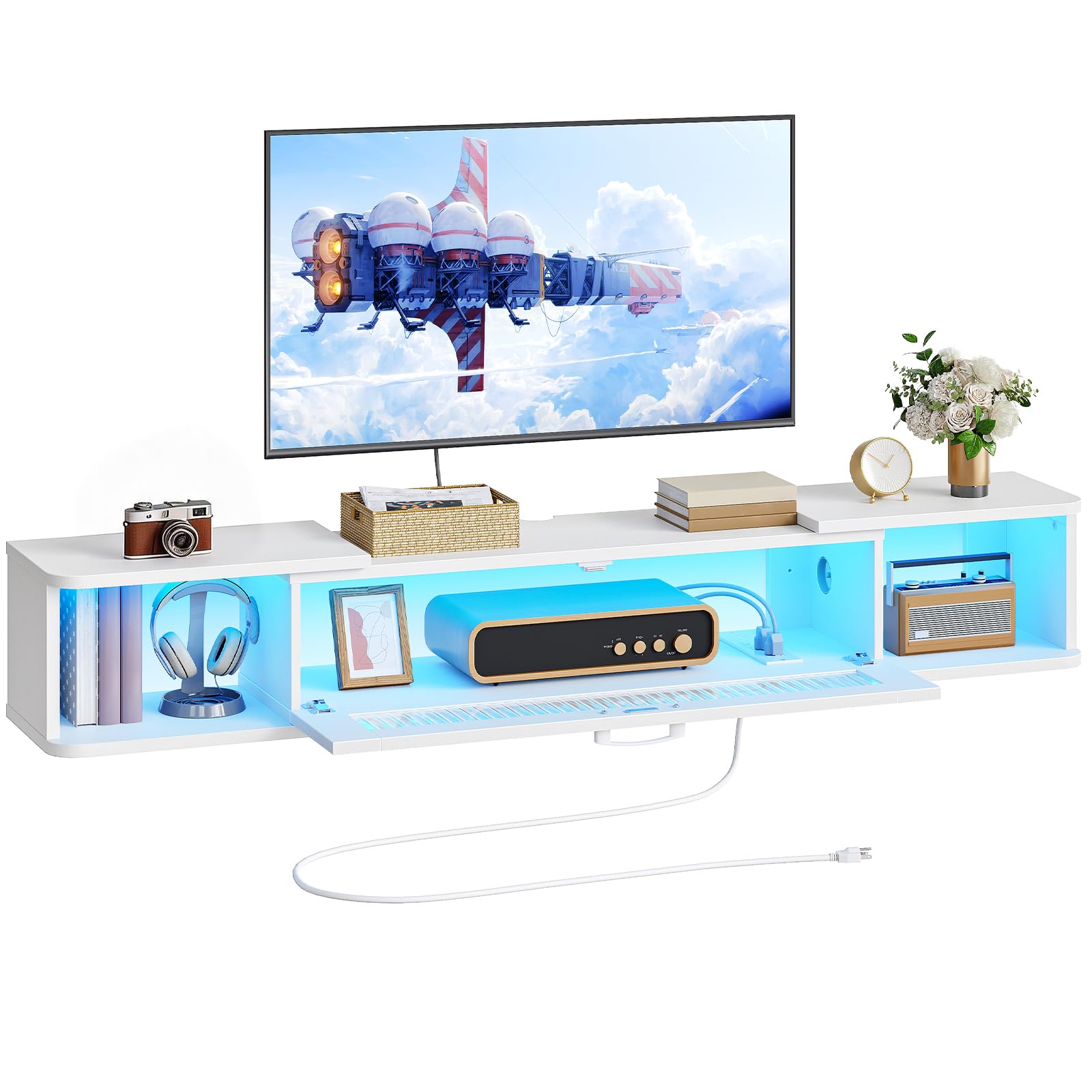 HOOBRO LED TV Stand 55"