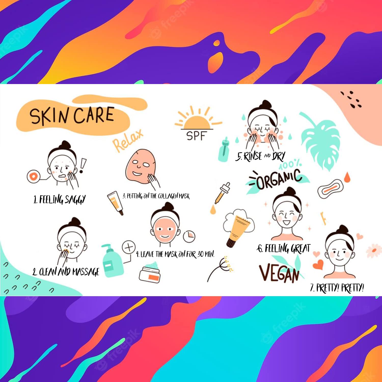 Collagen Face Sheeet Mask - Kolagen Anti-Aging Korean Face Sheeet Mask dla wszystkich rodzajów skóry - 15 arkuszy luksusowych z kolagenem i 24K złote (złote)
