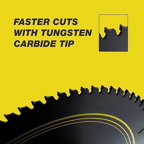 Miniatura 4 de ROCKPORT Hojas de sierra de mesa de 10 pulgadas, 80 dientes, (paquete de 1) hojas de sierra de mesa de 10 pulgadas y hojas de sierra de inglete de