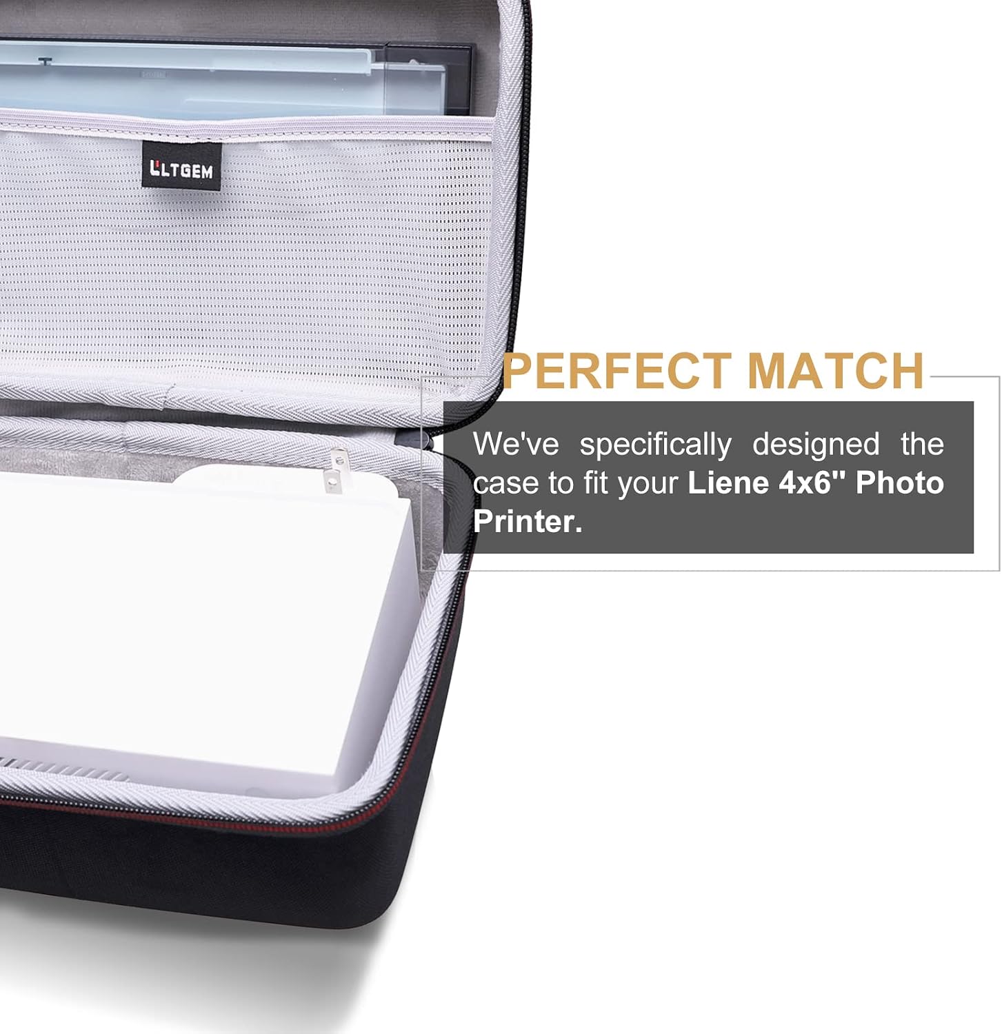 LTGEM Portable Printer Case Compatible with Liene M100 4x6'' Photo Printer(Case Only)