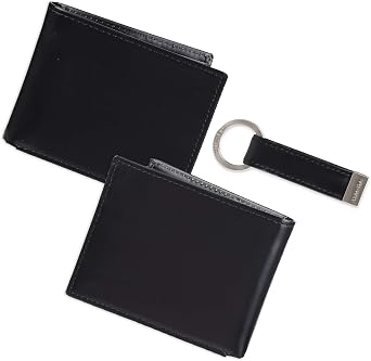 Calvin Klein Men's Wallet Sets-Minimalist Bifold and Card Cases