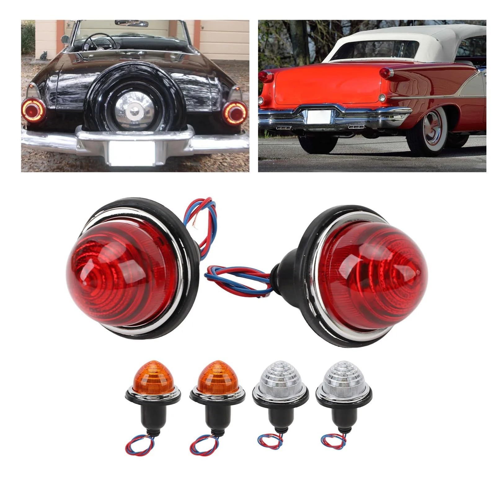 Do klasycznego podróżnika Morris Minor Do Lucas L594 LPB630 tylne światło stopu hamulca Achterremlichten Derde remlichten(C)