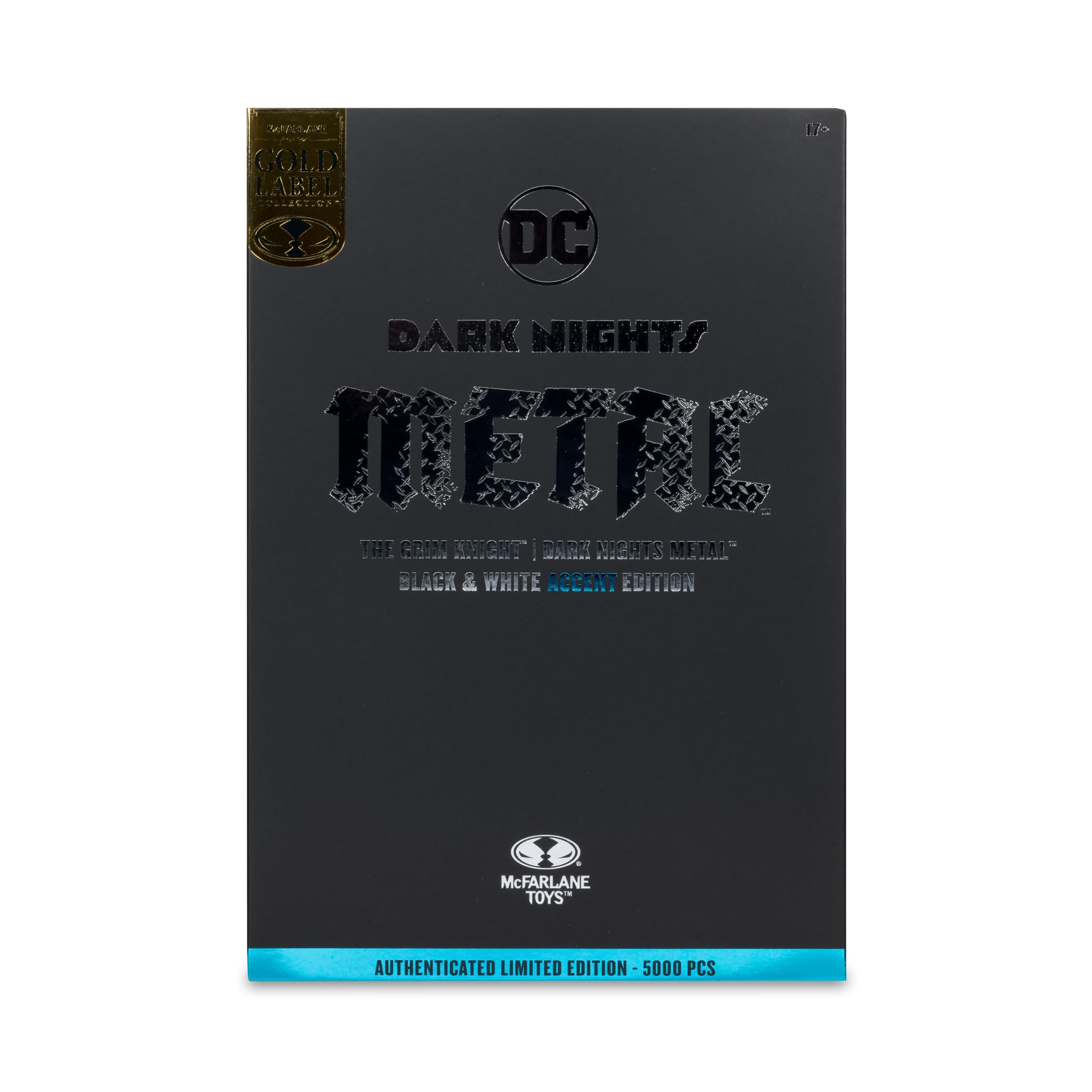 DC Multiverse The Grim Knight Dark Nights Metal, Black & White Accent Edition Gold Label Figurka akcji 17,8 cm